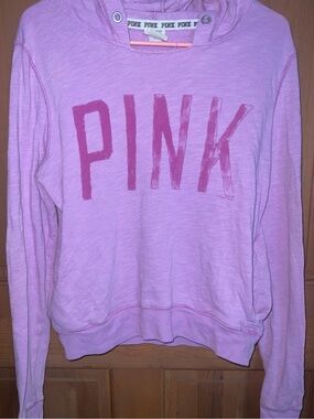 PINK Victoria's Secret slightly distressed Lavender Pullover Hoodie